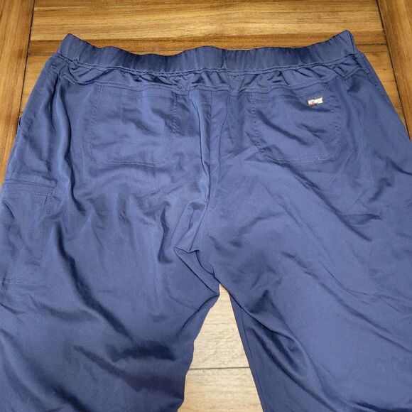 Grey's Anatomy Unisex Navy Scrub Set - Size (Top) 3XL (Pants) 4XL - Picture 9 of 10